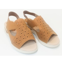 Туфли женские н/к (корич) (37-41) (уп8)
