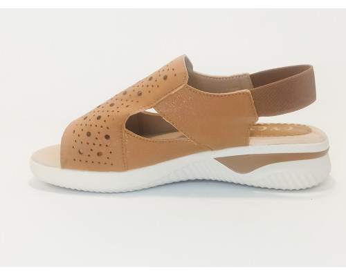 Туфли женские н/к (корич) (37-41) (уп8)