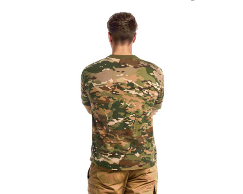 Футболка д/р кулирка КМФ Мультикам, р. 60-62