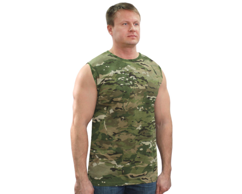 Майка-тельняшка кулирка КМФ "Мультикам", р. 48-50 