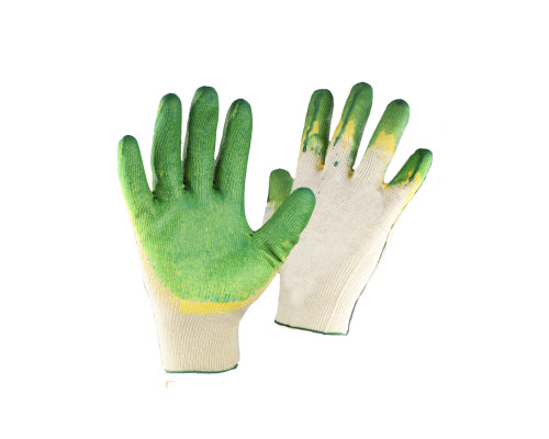 Перчатки х/б с двойным латексным покрытием 13кл. (уп. 10 пар)